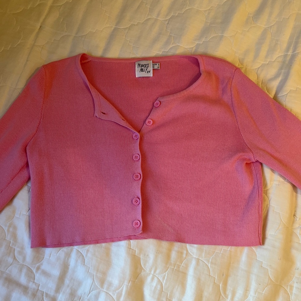 Princess Polly pink sweater size 4